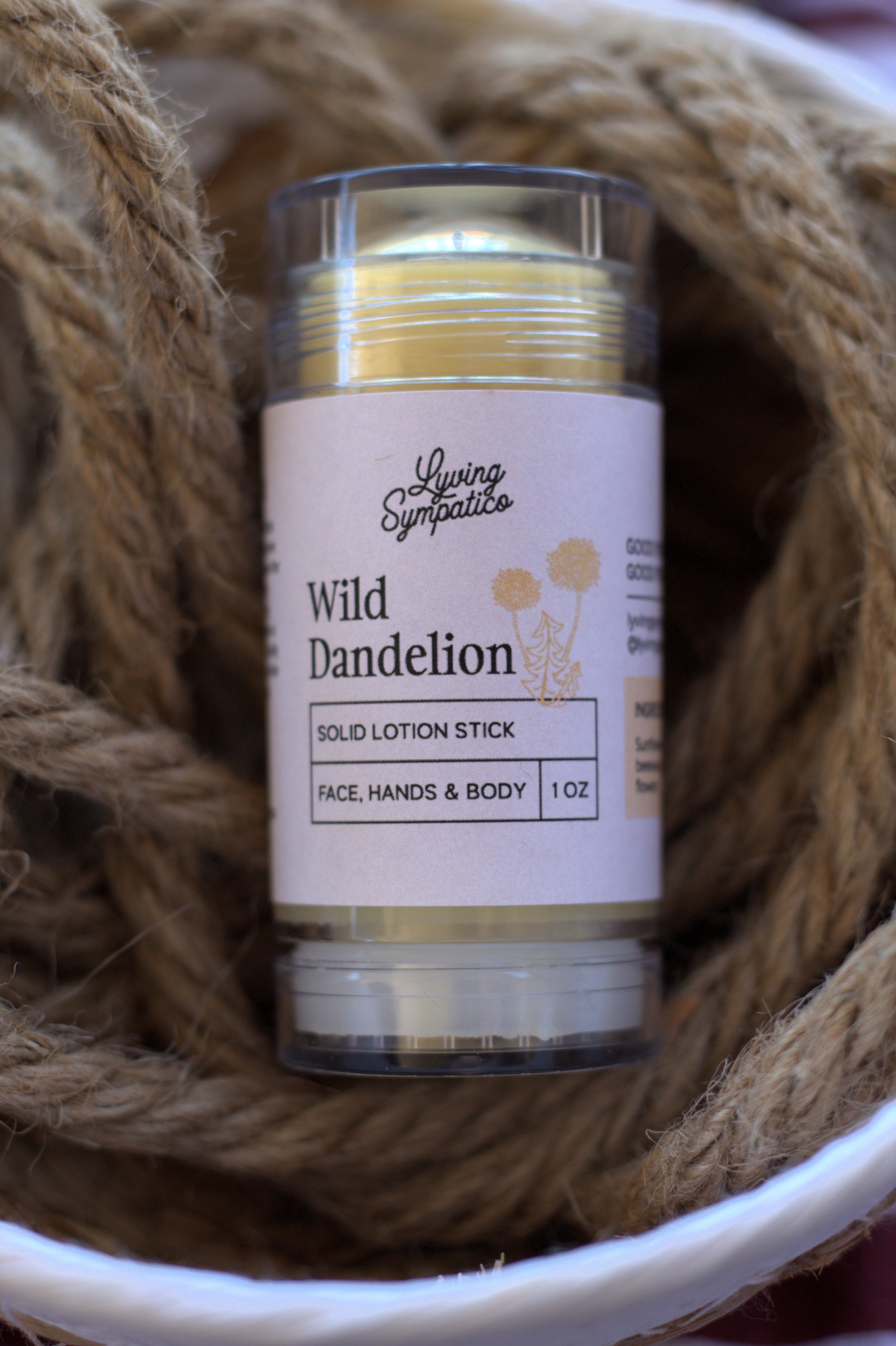 Wild Dandelion Solid Lotion Stick